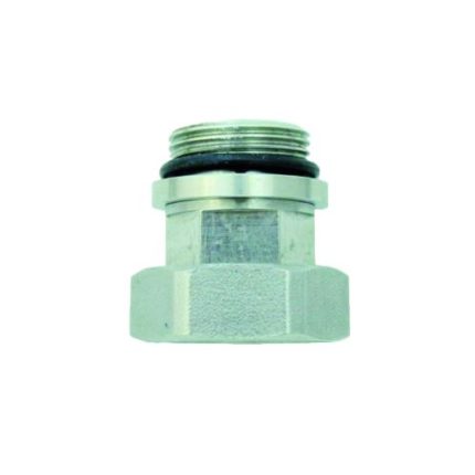 Ниппель с накидной гайкой 1/2″ НР (уплотнение O-ring) × 3/4″ НГ-ВР (Евроконус)